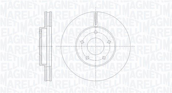 MAGNETI MARELLI Bremžu diski 361302040314